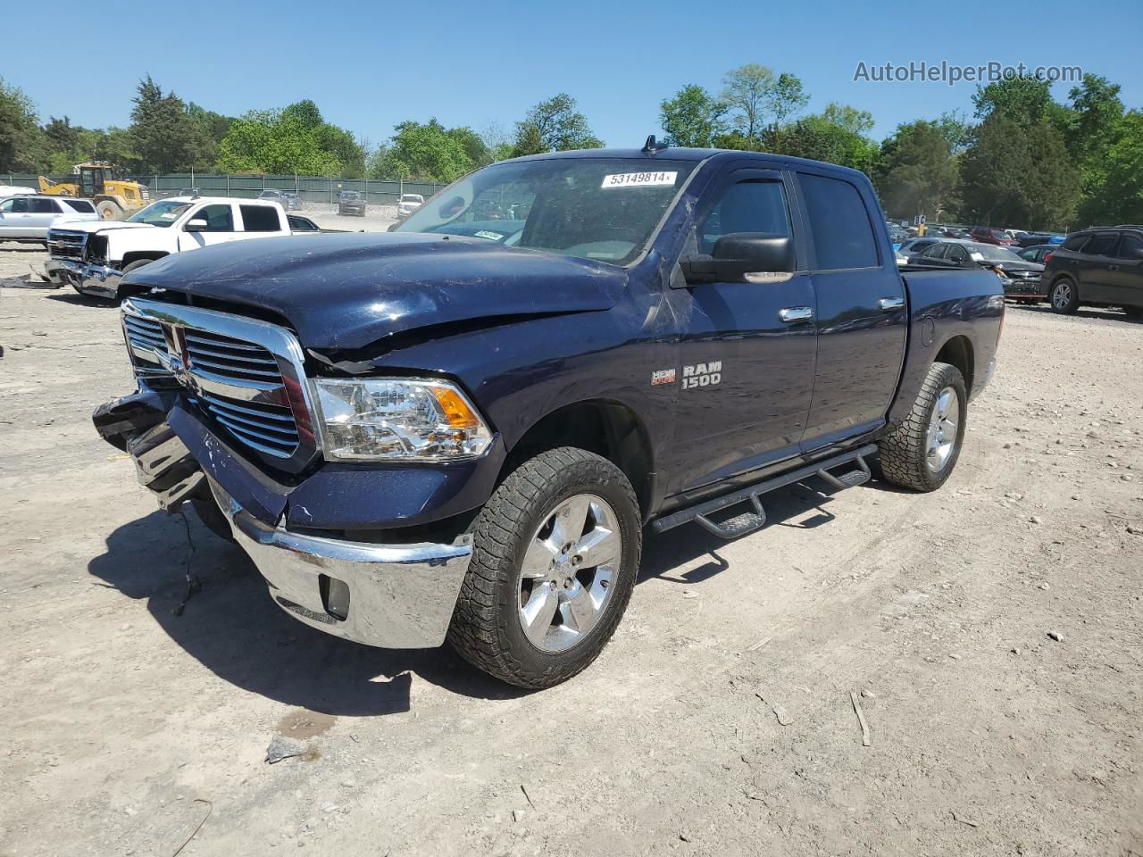 2015 Ram 1500 Slt Blue vin: 3C6RR7LTXFG578467