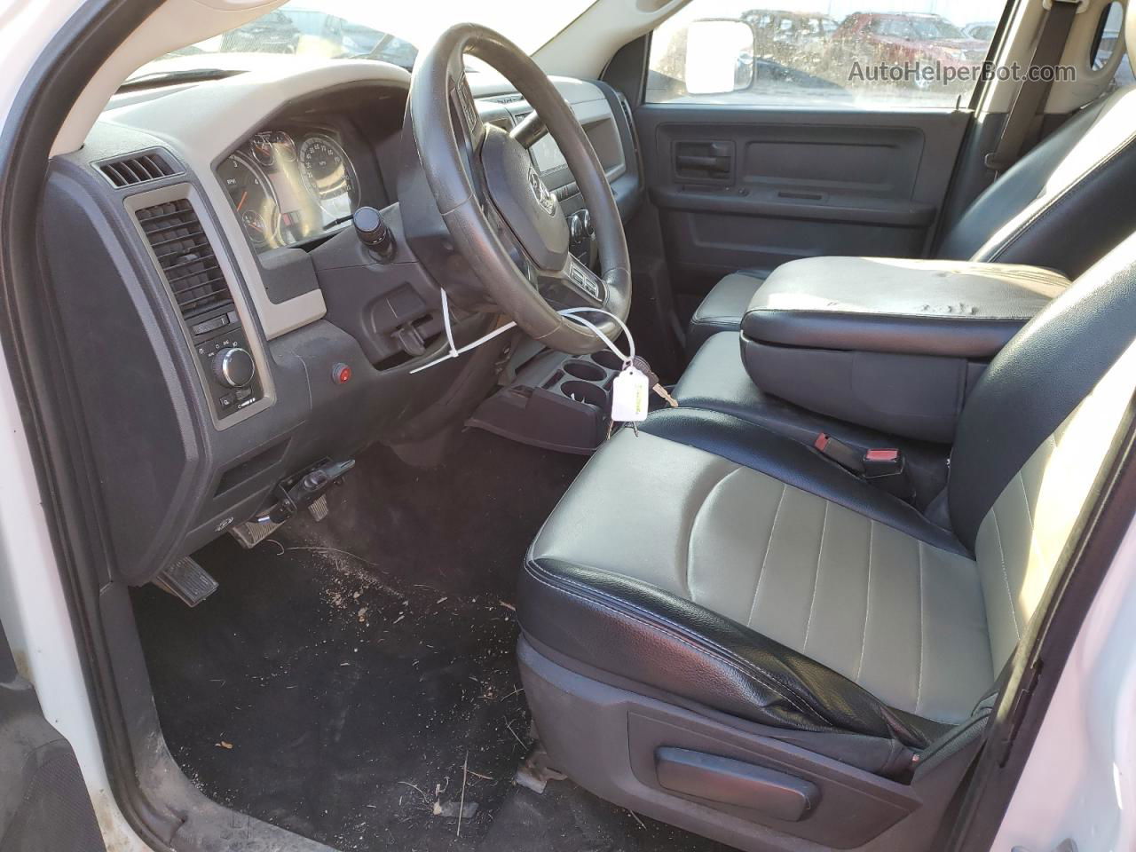 2012 Dodge Ram 2500 St White vin: 3C6TD4CLXCG127344