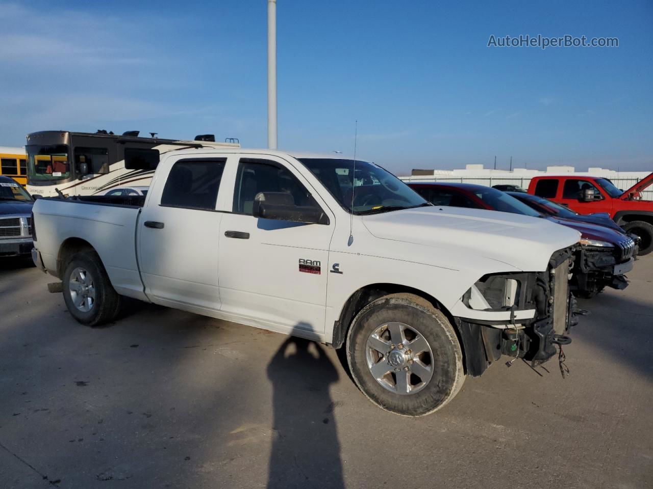 2012 Dodge Ram 2500 St White vin: 3C6TD4CLXCG127344