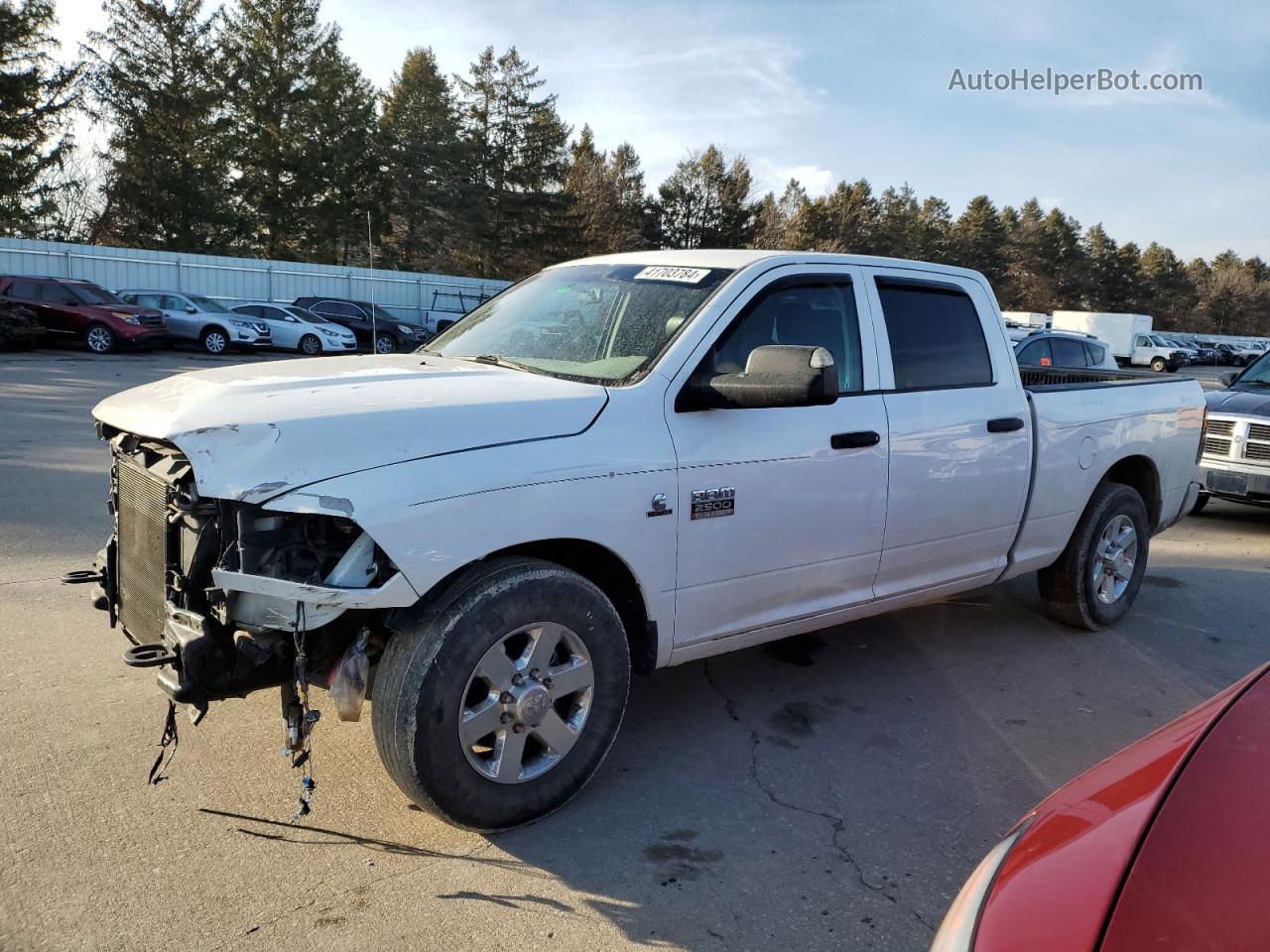 2012 Dodge Ram 2500 St White vin: 3C6TD4CLXCG127344