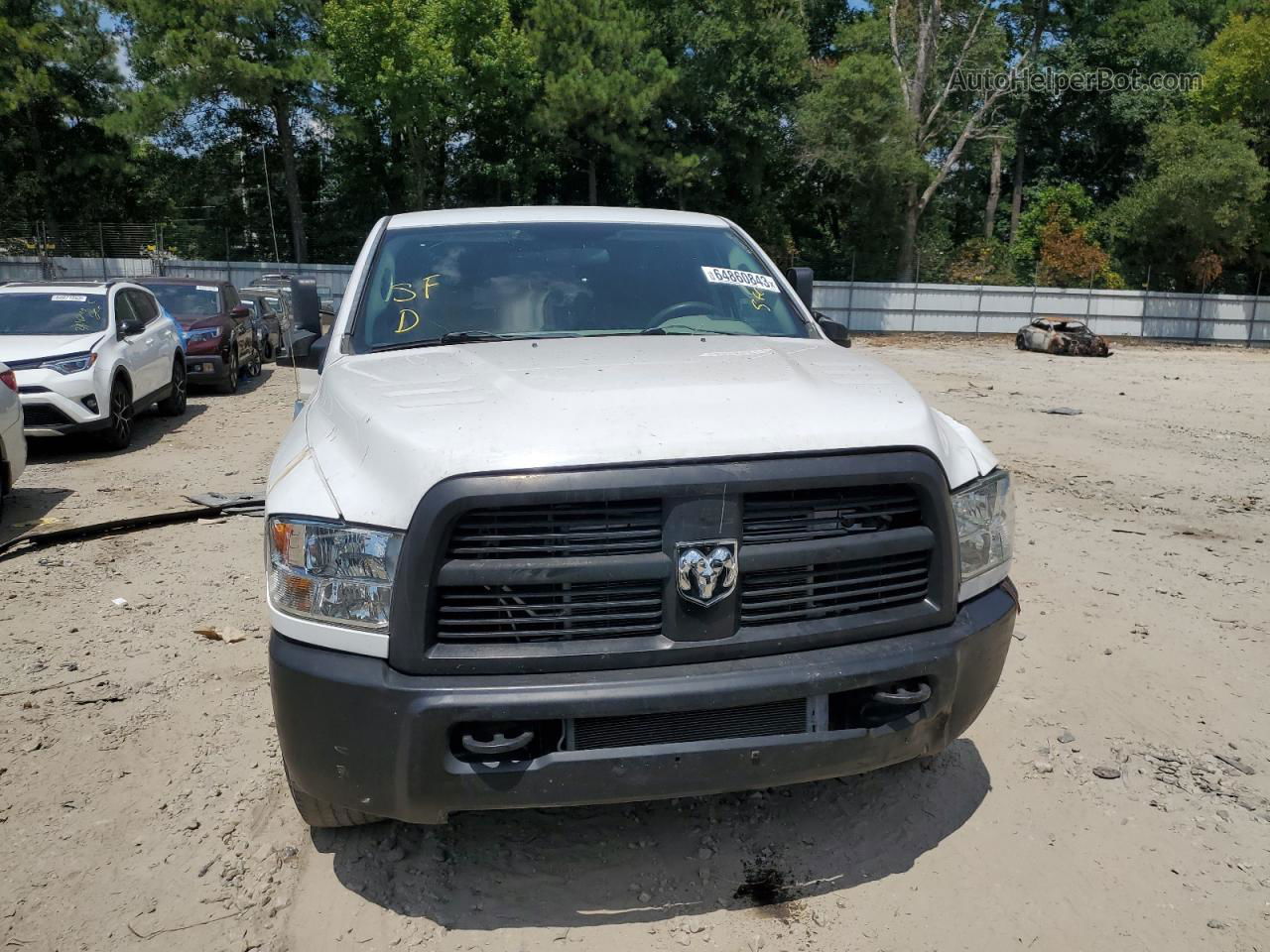 2012 Dodge Ram 2500 St White vin: 3C6TD4HL3CG131258