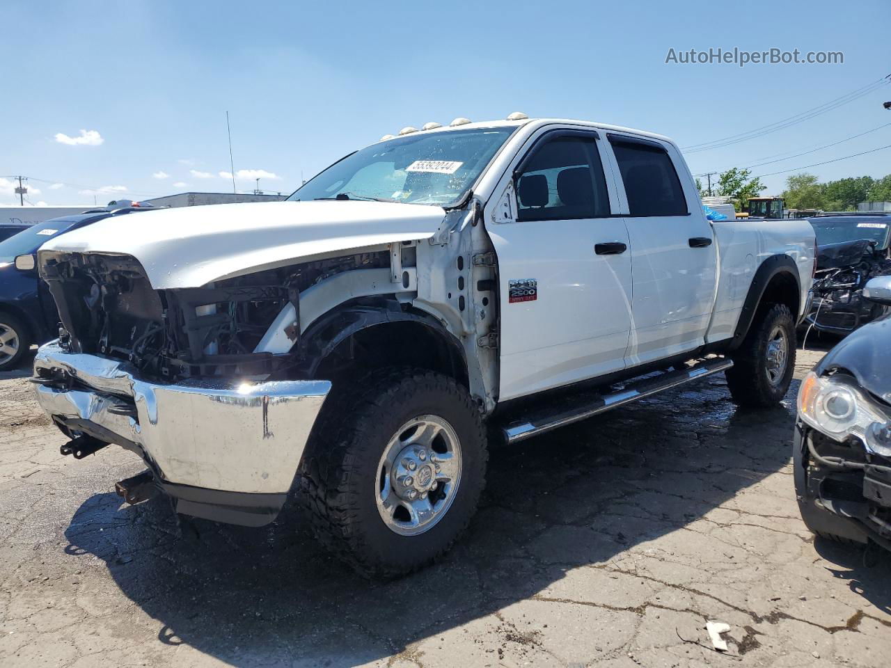 2012 Dodge Ram 2500 St Белый vin: 3C6TD5CTXCG337299