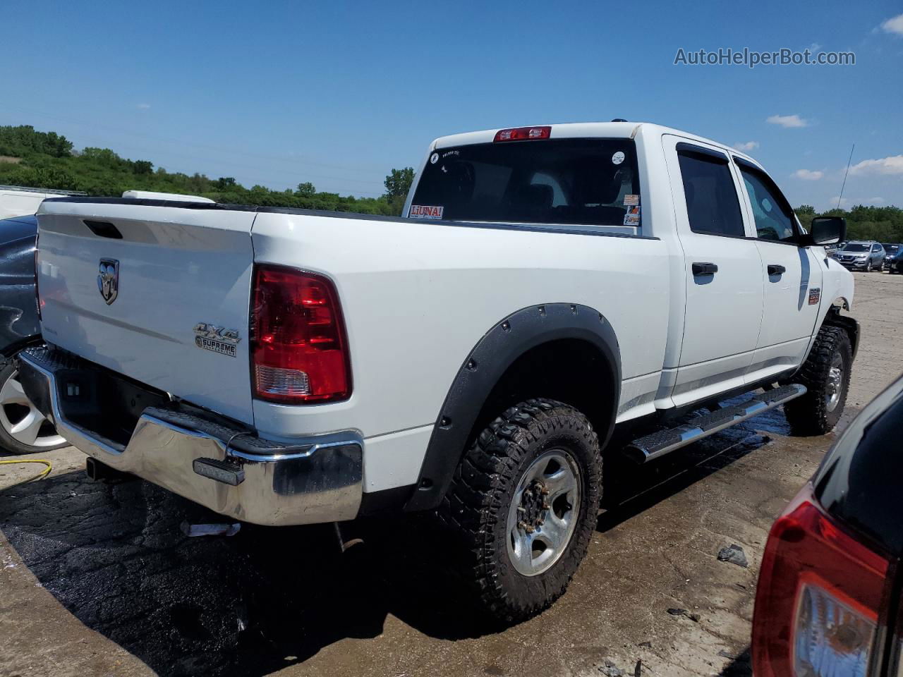 2012 Dodge Ram 2500 St White vin: 3C6TD5CTXCG337299