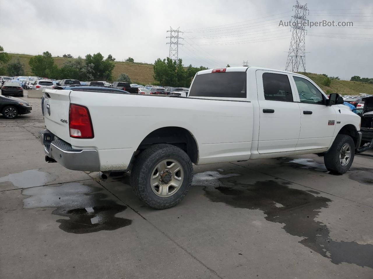 2012 Dodge Ram 2500 St White vin: 3C6TD5HT5CG145460