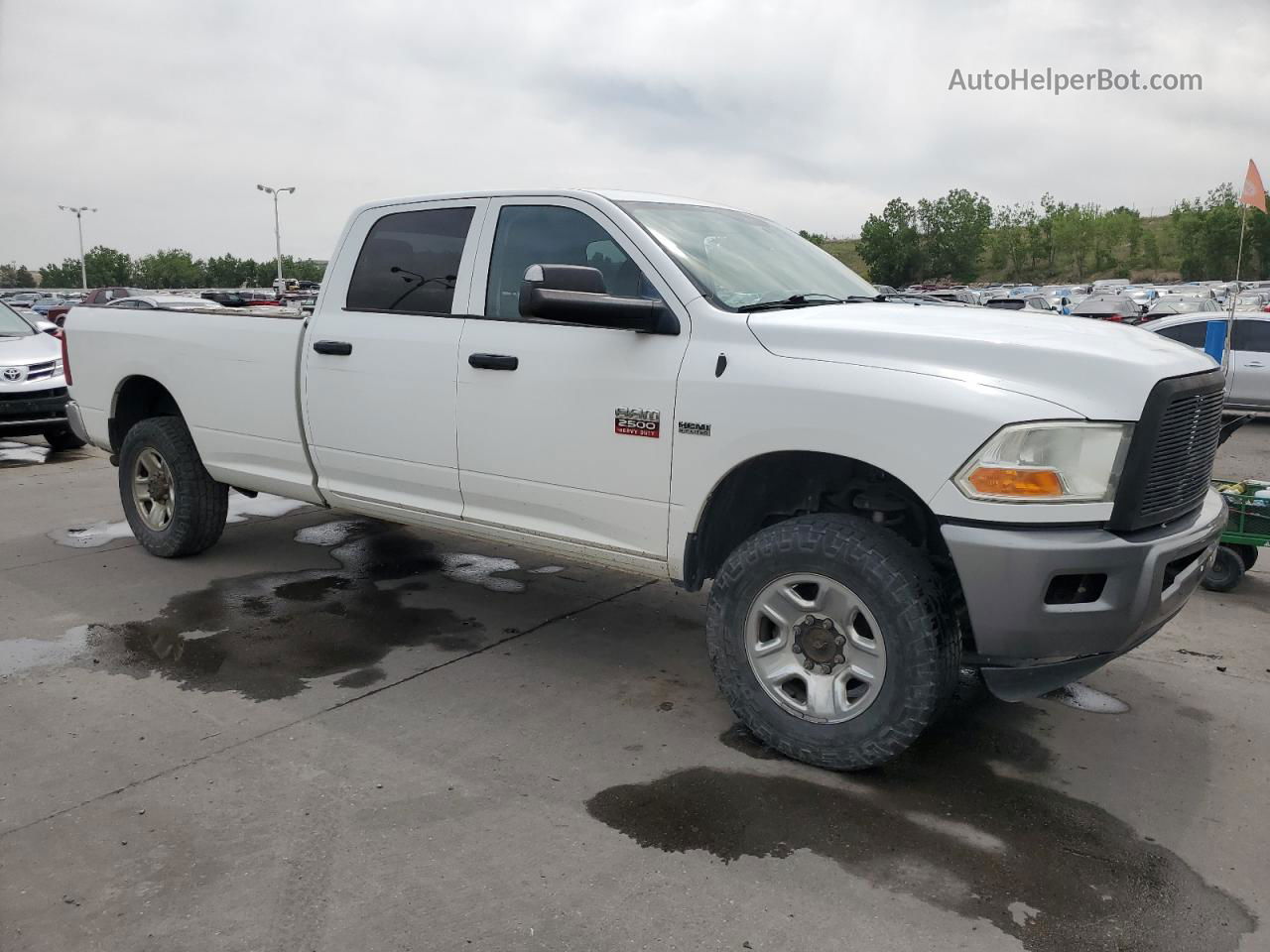 2012 Dodge Ram 2500 St Белый vin: 3C6TD5HT5CG145460