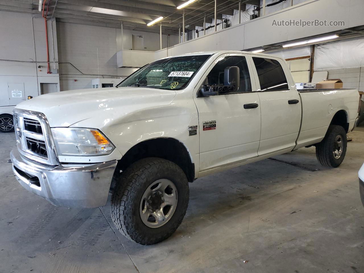 2012 Dodge Ram 2500 St White vin: 3C6TD5HTXCG289358