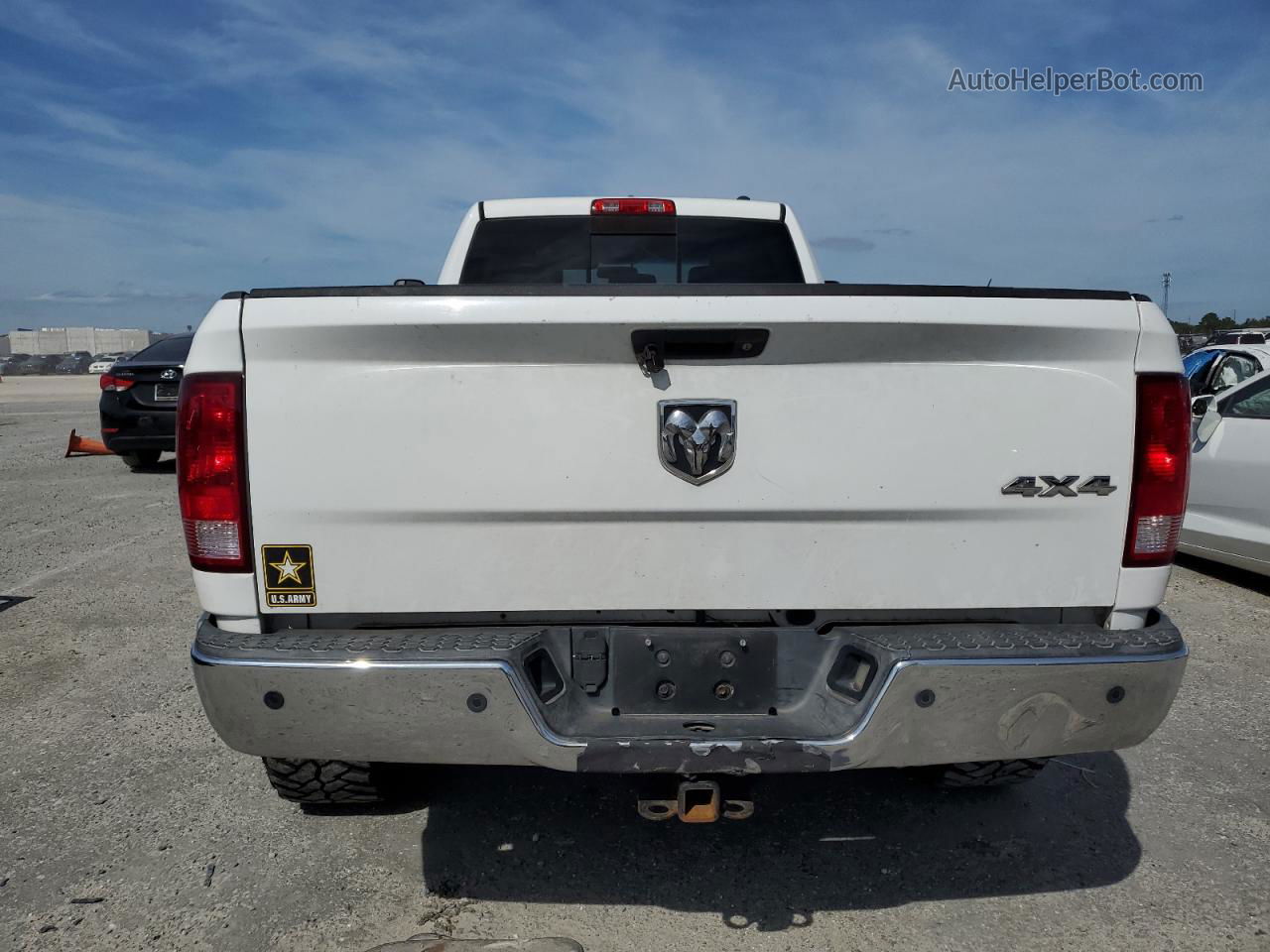 2012 Dodge Ram 2500 Slt White vin: 3C6TD5J22CG308048