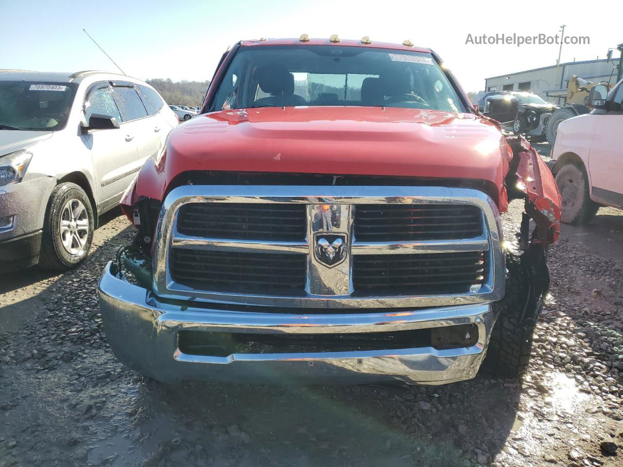 2012 Dodge Ram 2500 Slt Red vin: 3C6TD5JT9CG347616