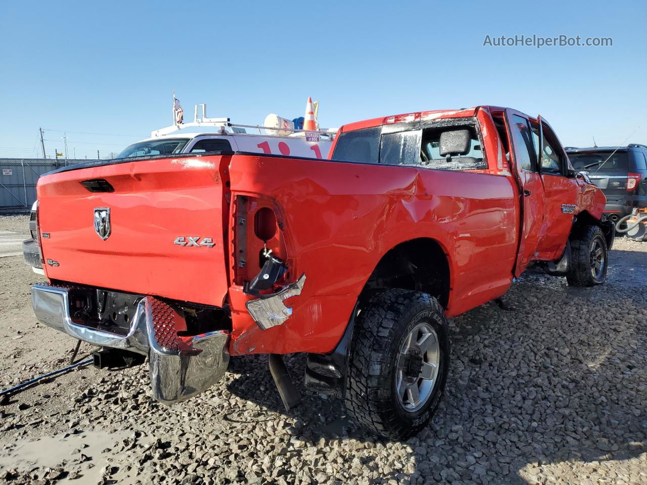 2012 Dodge Ram 2500 Slt Red vin: 3C6TD5JT9CG347616