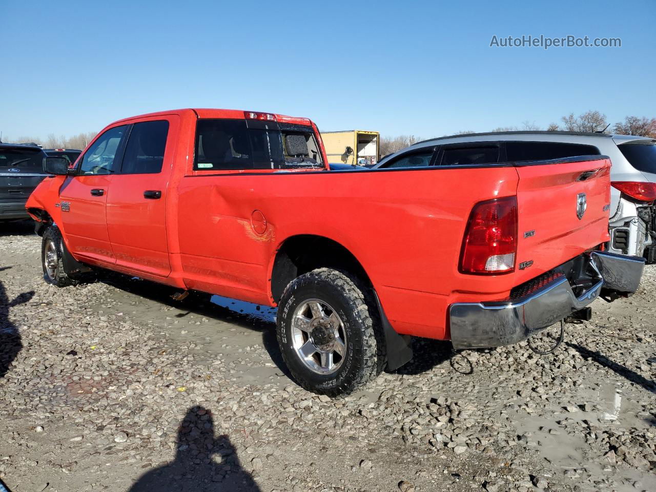 2012 Dodge Ram 2500 Slt Red vin: 3C6TD5JT9CG347616