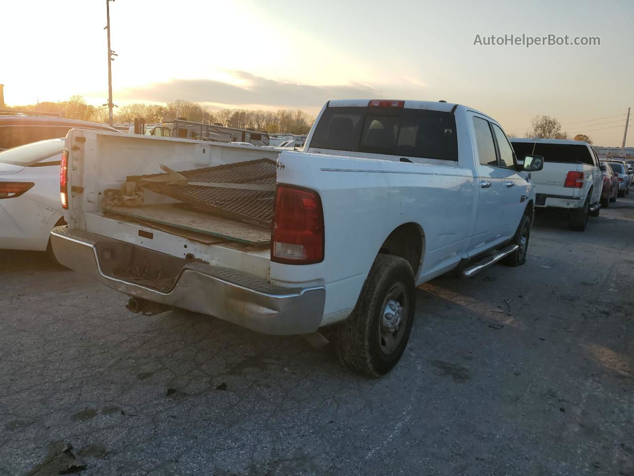 2012 Dodge Ram 2500 Slt White vin: 3C6TD5JTXCG171322