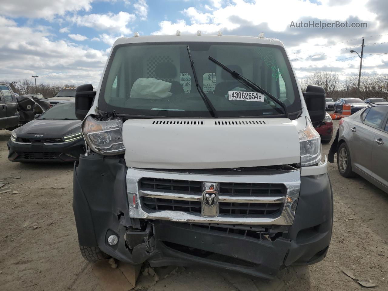 2017 Ram Promaster 1500 1500 Standard Белый vin: 3C6TRVAG0HE529437