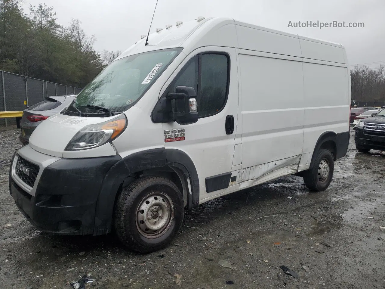 2019 Ram Promaster 1500 1500 High Белый vin: 3C6TRVBG3KE549722