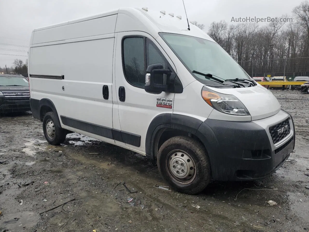 2019 Ram Promaster 1500 1500 High Белый vin: 3C6TRVBG3KE549722