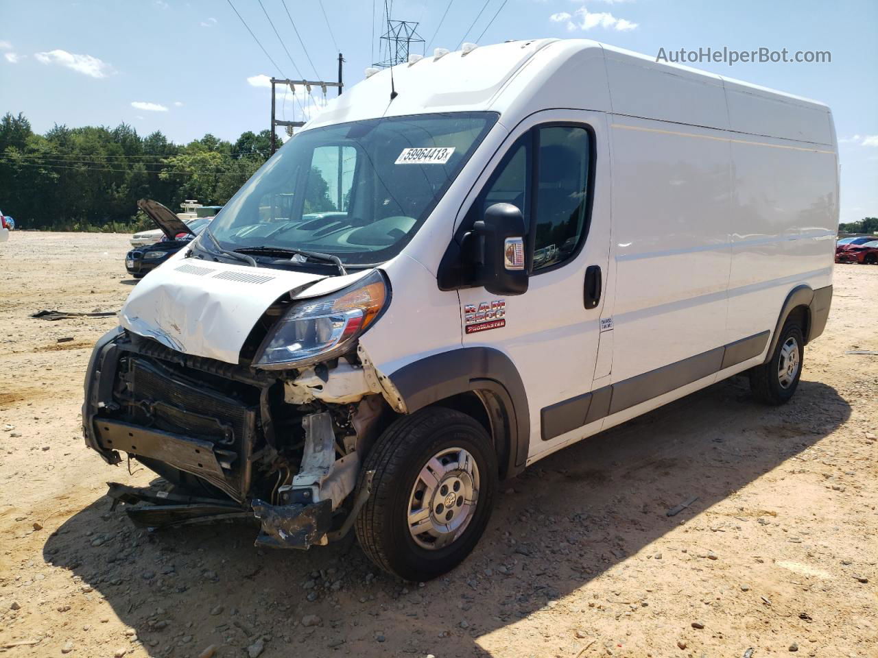 2017 Ram Promaster 2500 2500 High White vin: 3C6TRVDG4HE543417