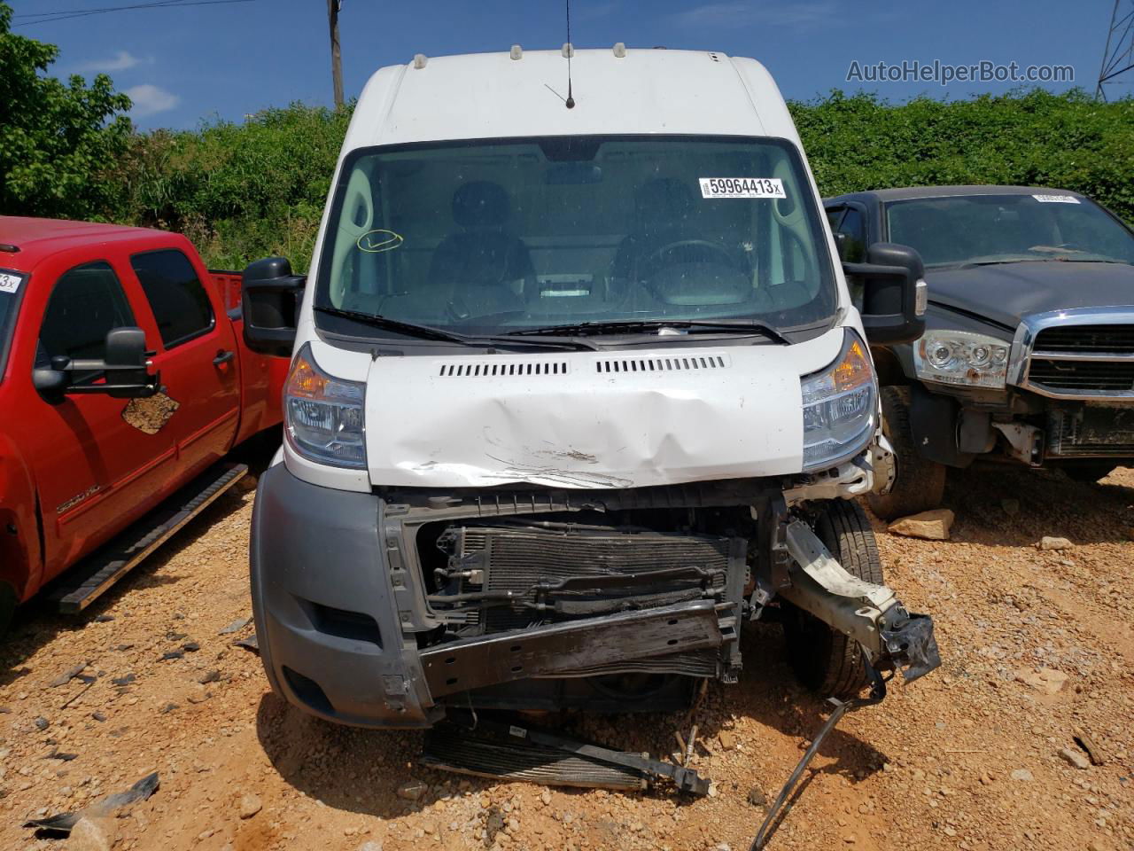 2017 Ram Promaster 2500 2500 High White vin: 3C6TRVDG4HE543417