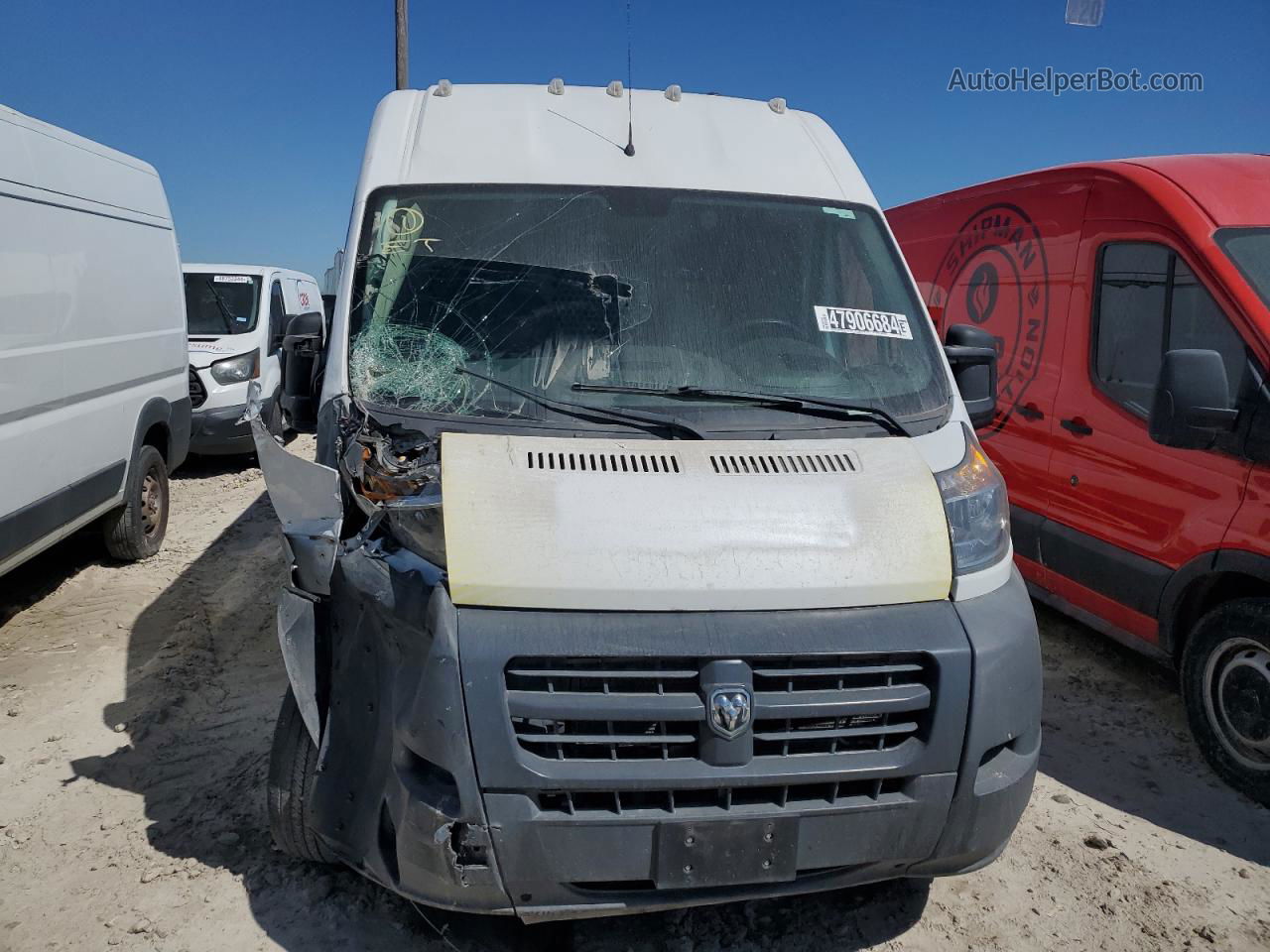 2017 Ram Promaster 2500 2500 High White vin: 3C6TRVDG5HE503377