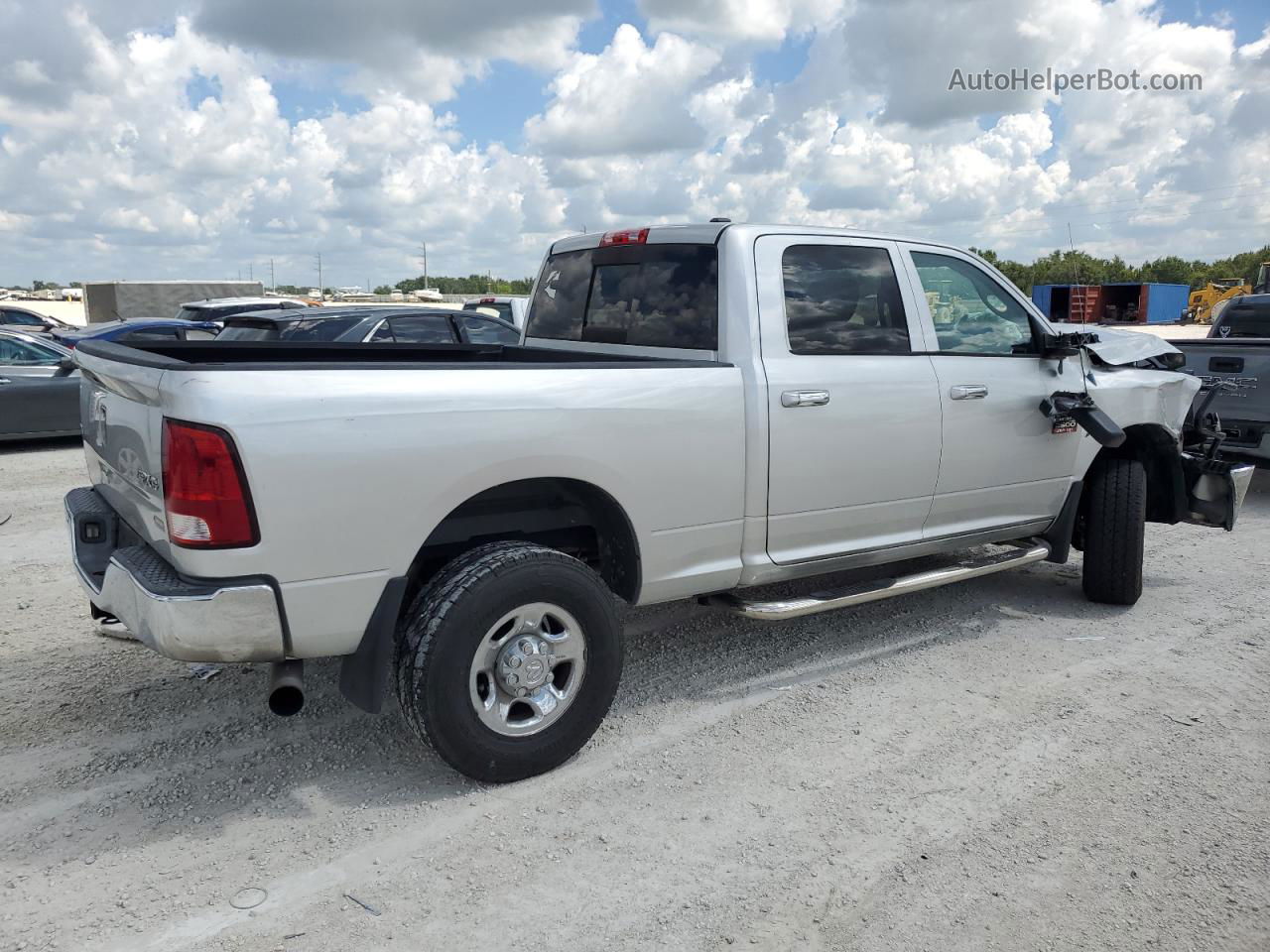 2012 Dodge Ram 2500 Slt Silver vin: 3C6UD5DL0CG240888