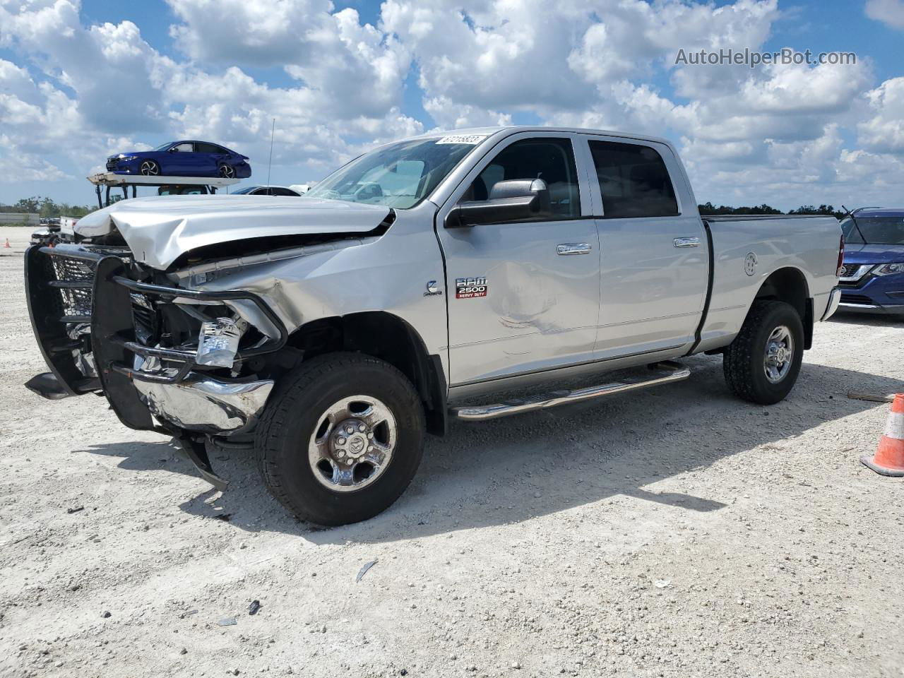 2012 Dodge Ram 2500 Slt Silver vin: 3C6UD5DL0CG240888