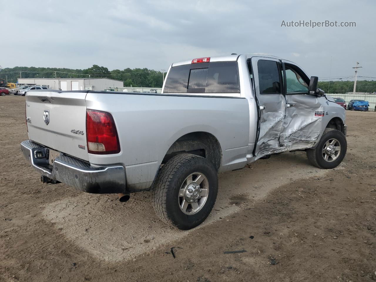 2012 Dodge Ram 2500 Slt Silver vin: 3C6UD5DL0CG295308