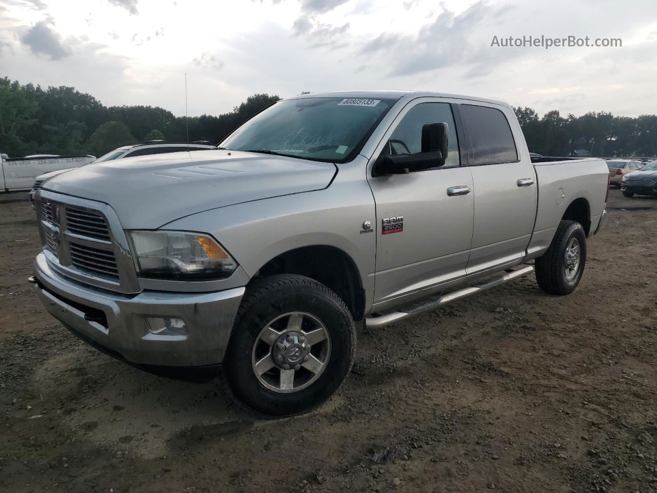 2012 Dodge Ram 2500 Slt Silver vin: 3C6UD5DL0CG295308