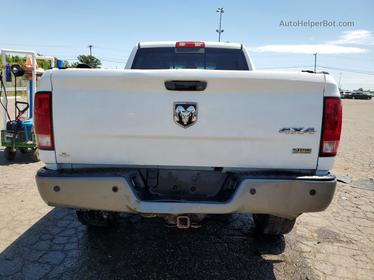 2012 Dodge Ram 2500 Slt White vin: 3C6UD5DL4CG173700