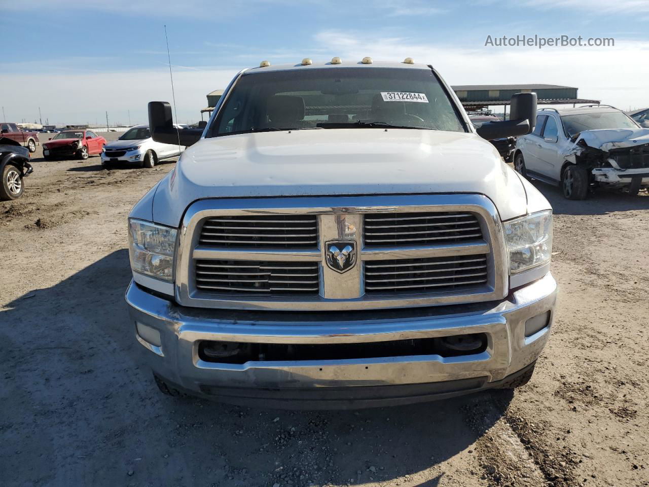 2012 Dodge Ram 2500 Slt White vin: 3C6UD5DL5CG283512