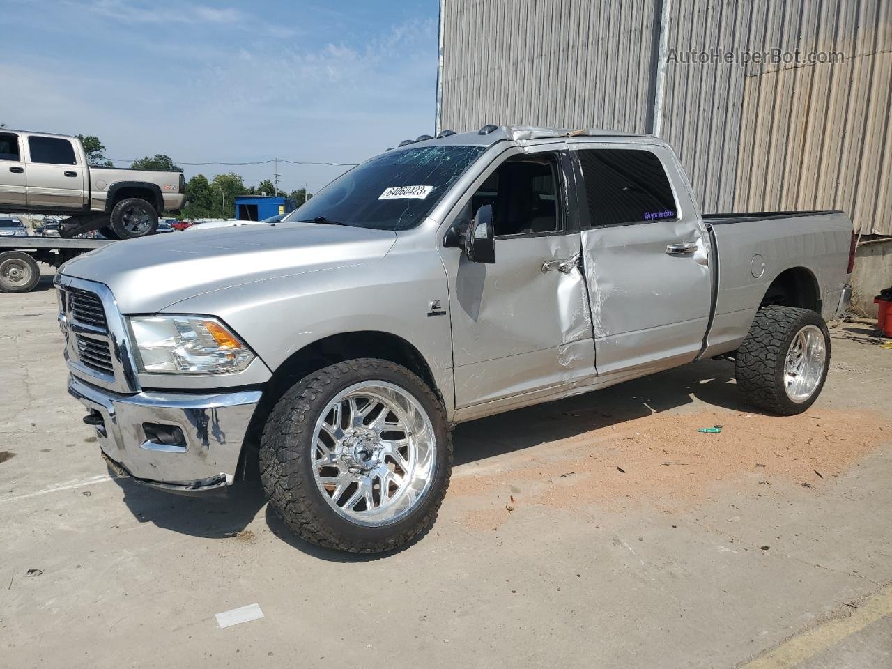 2012 Dodge Ram 2500 Slt Серебряный vin: 3C6UD5DLXCG337595