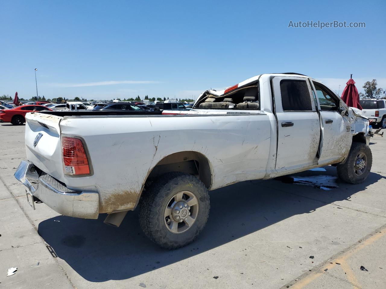 2012 Dodge Ram 2500 St Белый vin: 3C6UD5HL1CG281587