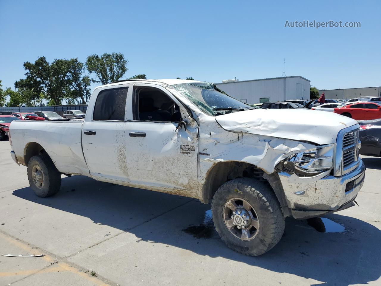 2012 Dodge Ram 2500 St Белый vin: 3C6UD5HL1CG281587