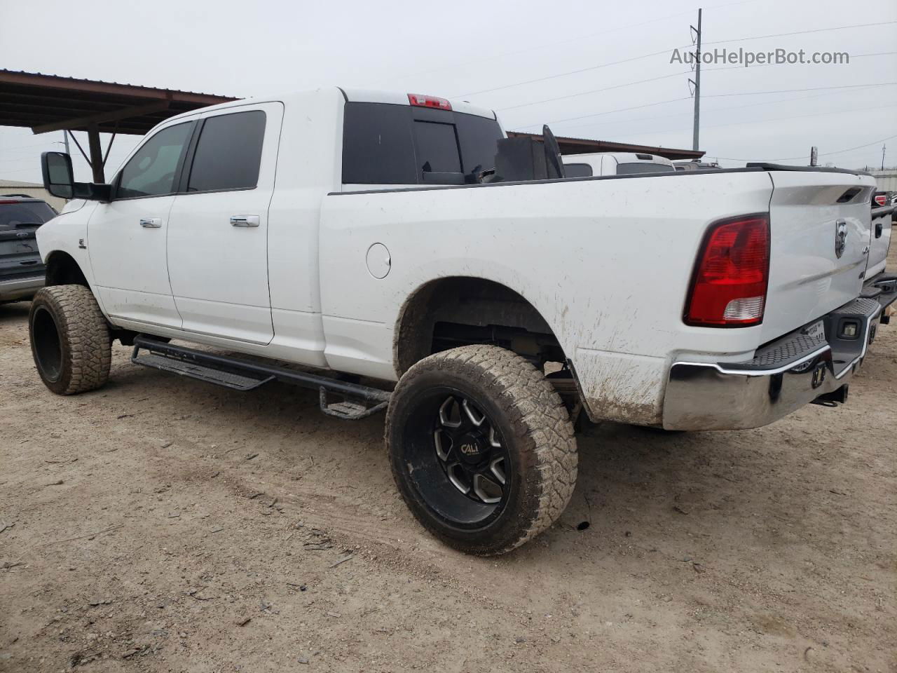 2012 Dodge Ram 2500 Slt White vin: 3C6UD5ML1CG327411