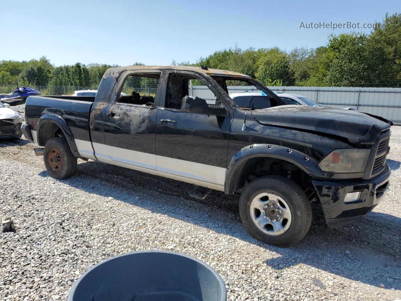 2012 Dodge Ram 2500 Laramie Black vin: 3C6UD5NL8CG293739