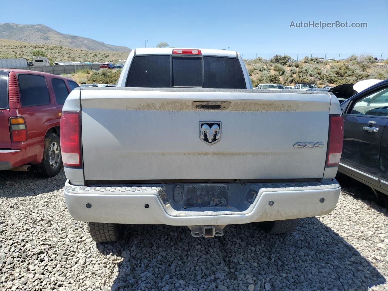 2012 Dodge Ram 2500 Longhorn Silver vin: 3C6UD5PL5CG214301