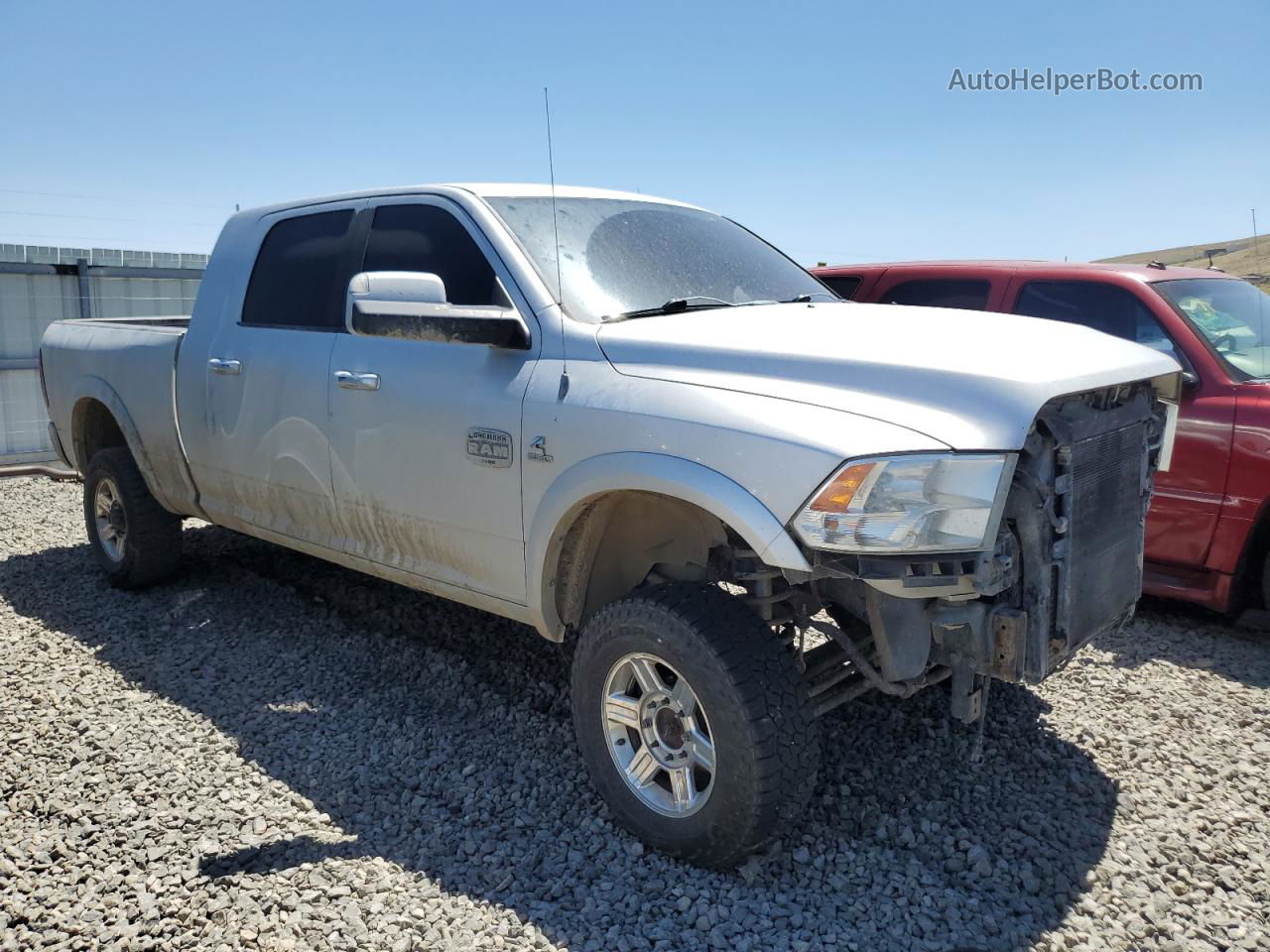 2012 Dodge Ram 2500 Longhorn Silver vin: 3C6UD5PL5CG214301