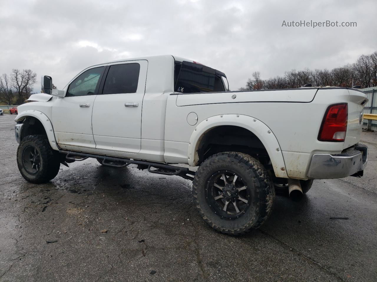 2012 Dodge Ram 2500 Longhorn White vin: 3C6UD5PLXCG324597