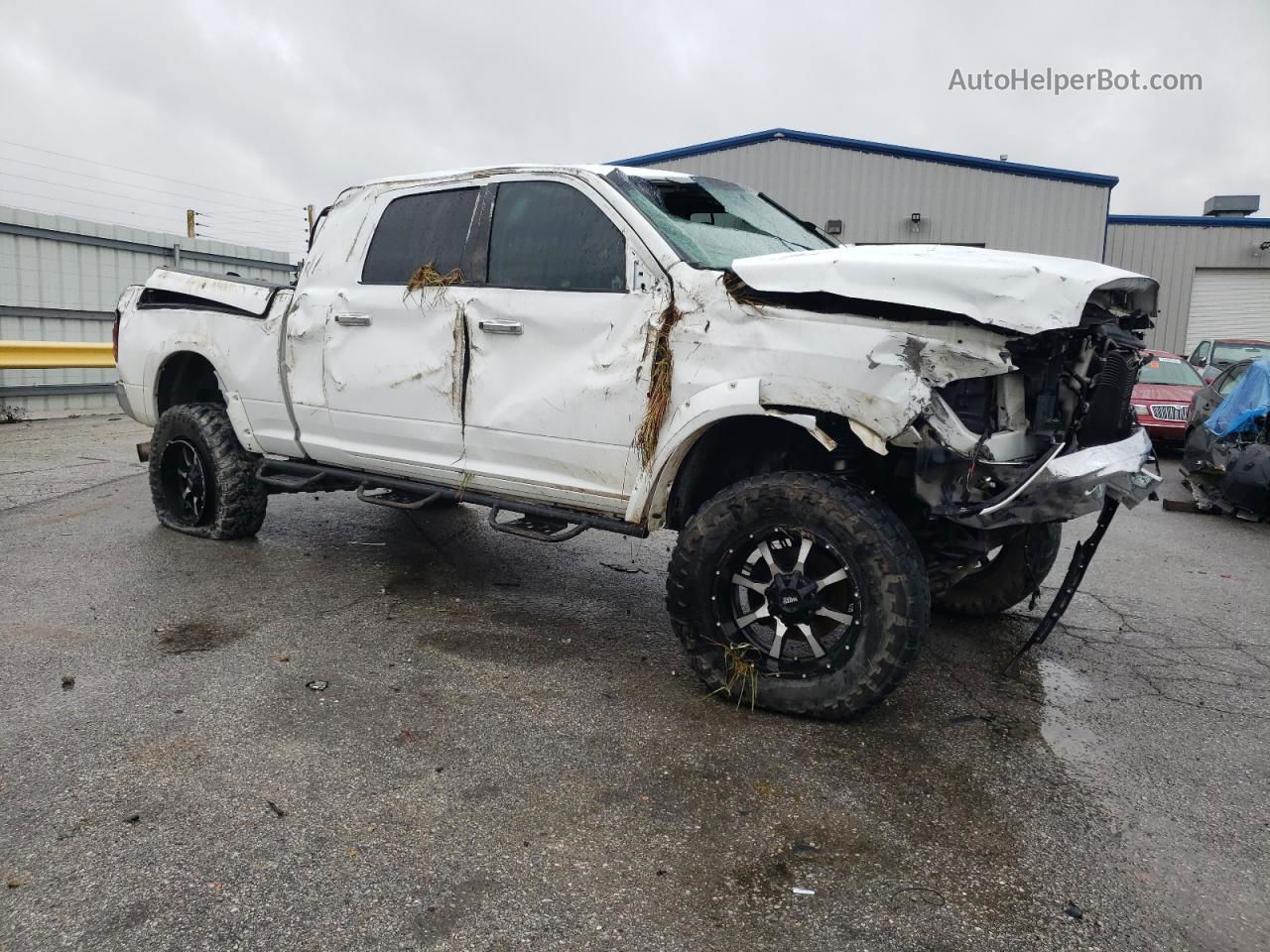 2012 Dodge Ram 2500 Longhorn White vin: 3C6UD5PLXCG324597