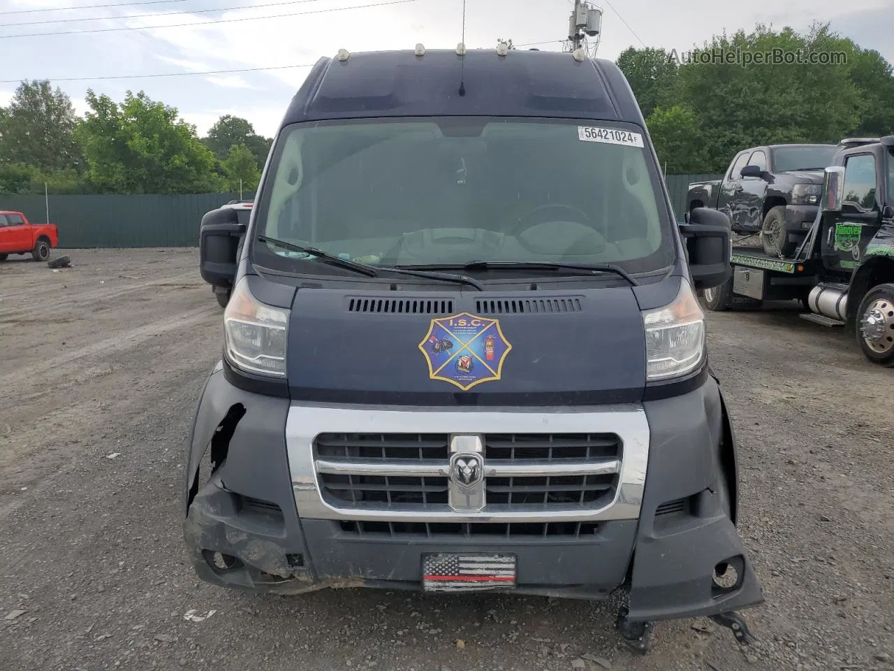 2017 Ram Promaster 3500 3500 High Blue vin: 3C6URVJG1HE540886