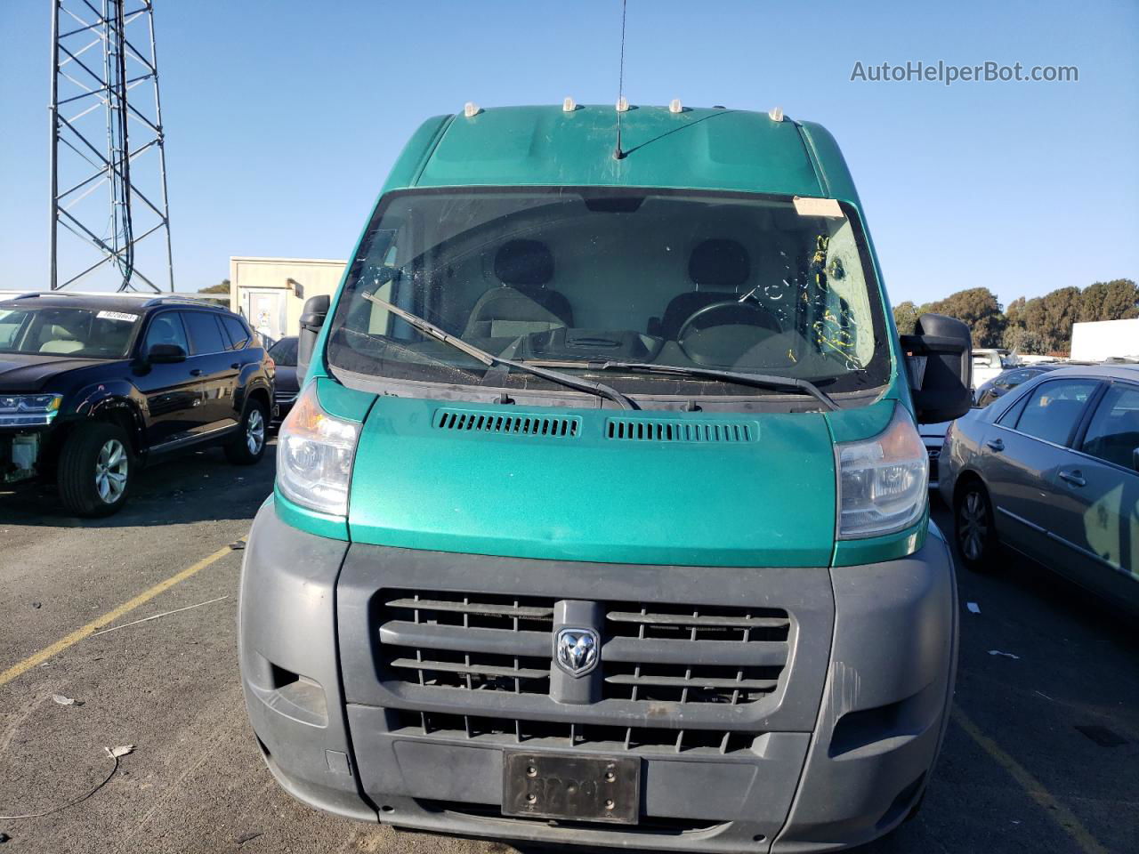 2017 Ram Promaster 3500 3500 High Green vin: 3C6URVJG8HE543428