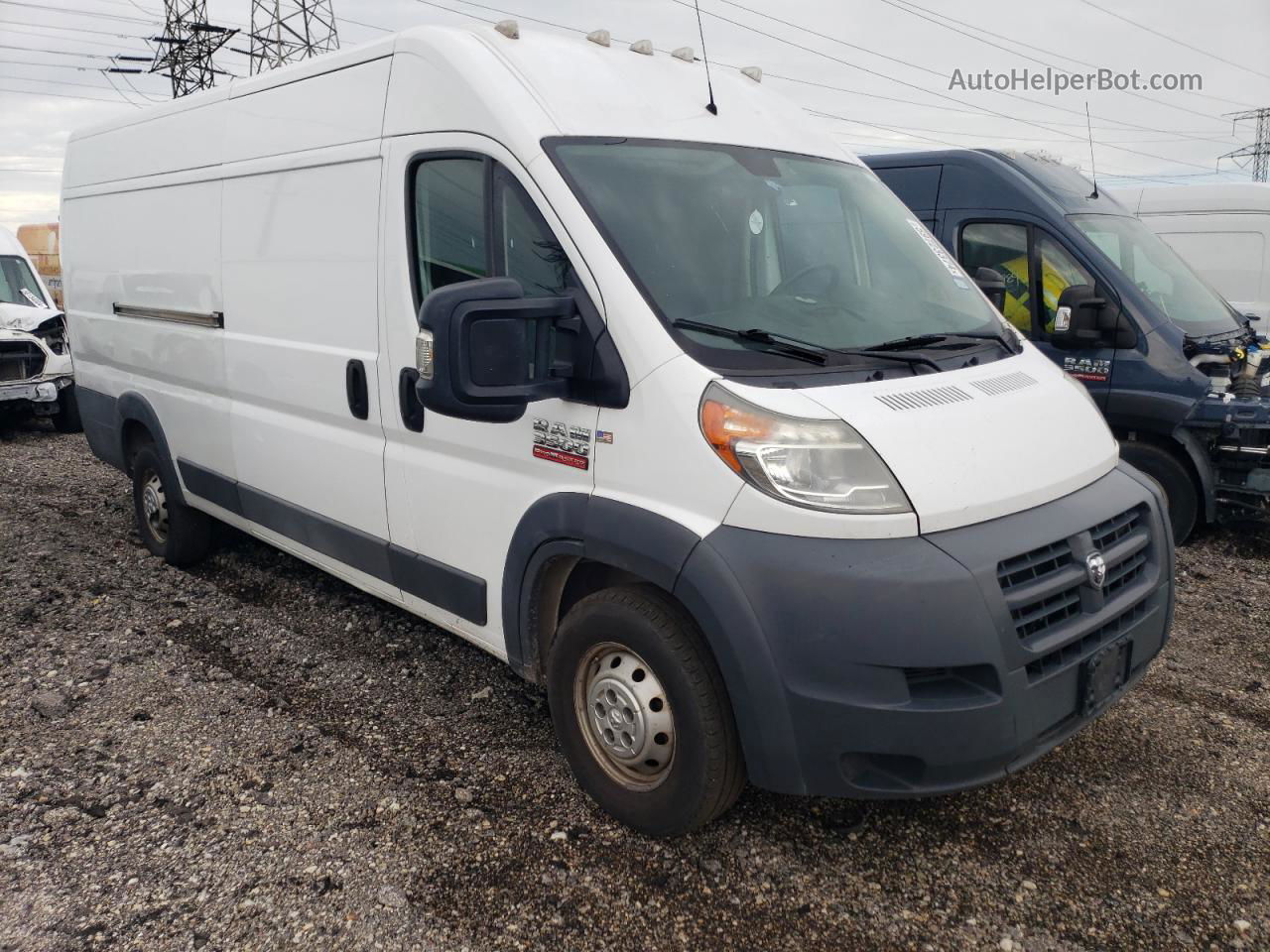 2017 Ram Promaster 3500 3500 High White vin: 3C6URVJG9HE535953