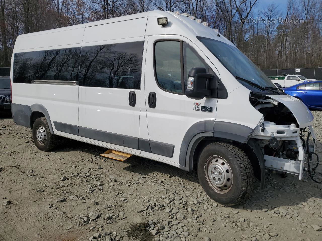 2017 Ram Promaster 3500 3500 High White vin: 3C6URVUG3HE509490