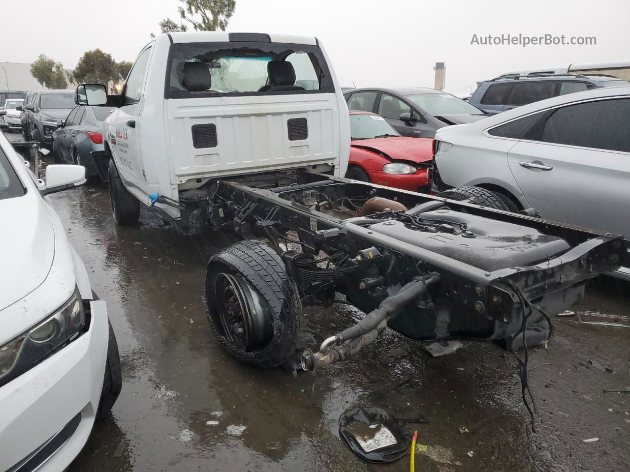 2012 Dodge Ram 3500 St White vin: 3C7WD8AL9CG205776