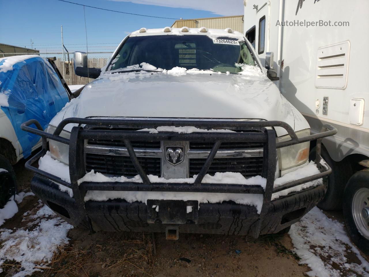 2012 Dodge Ram 3500 St White vin: 3C7WDTCLXCG123488