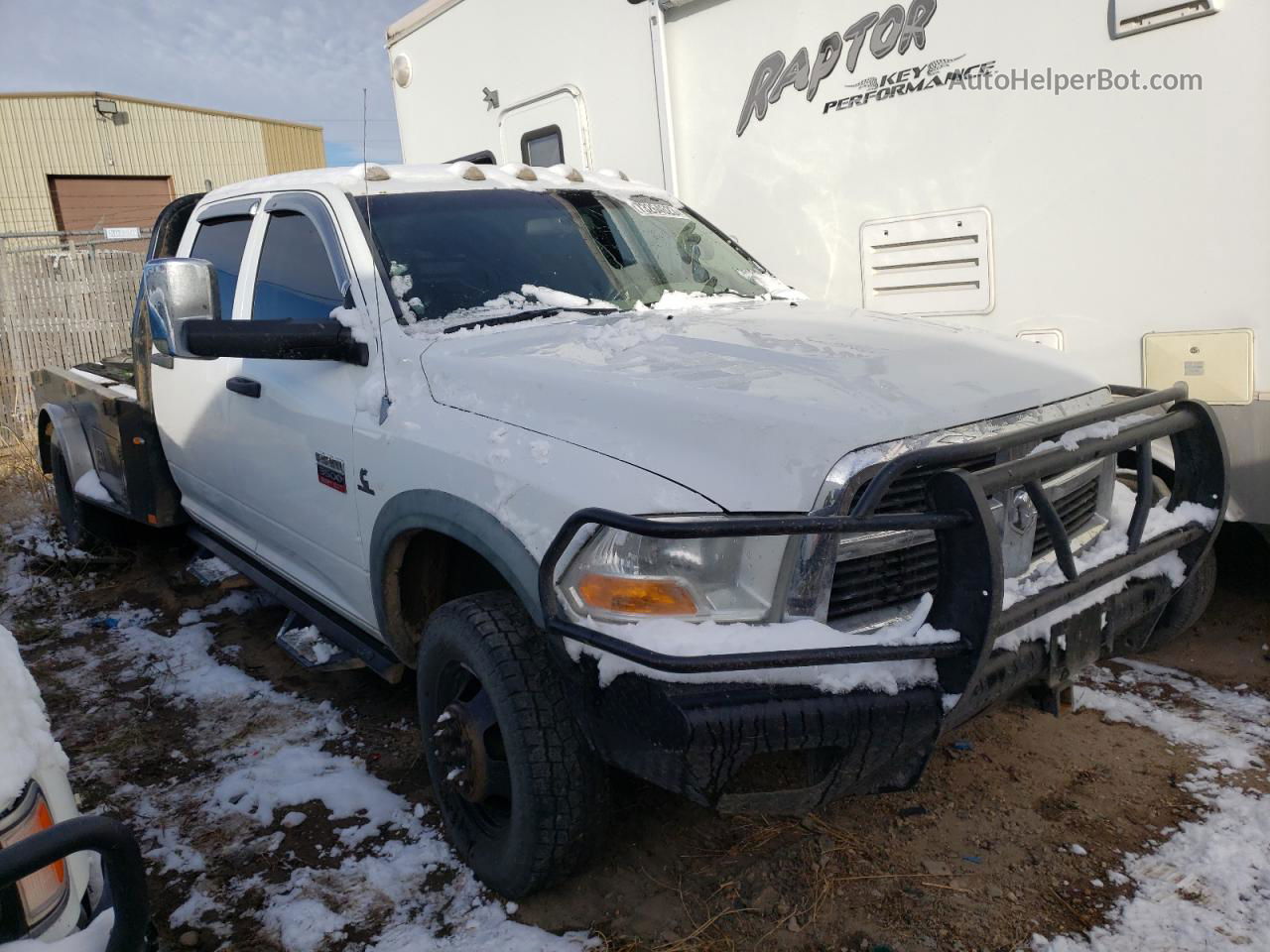 2012 Dodge Ram 3500 St White vin: 3C7WDTCLXCG123488