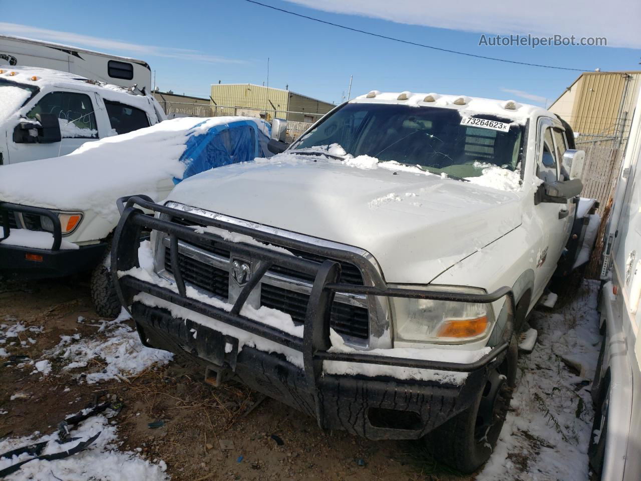 2012 Dodge Ram 3500 St Белый vin: 3C7WDTCLXCG123488