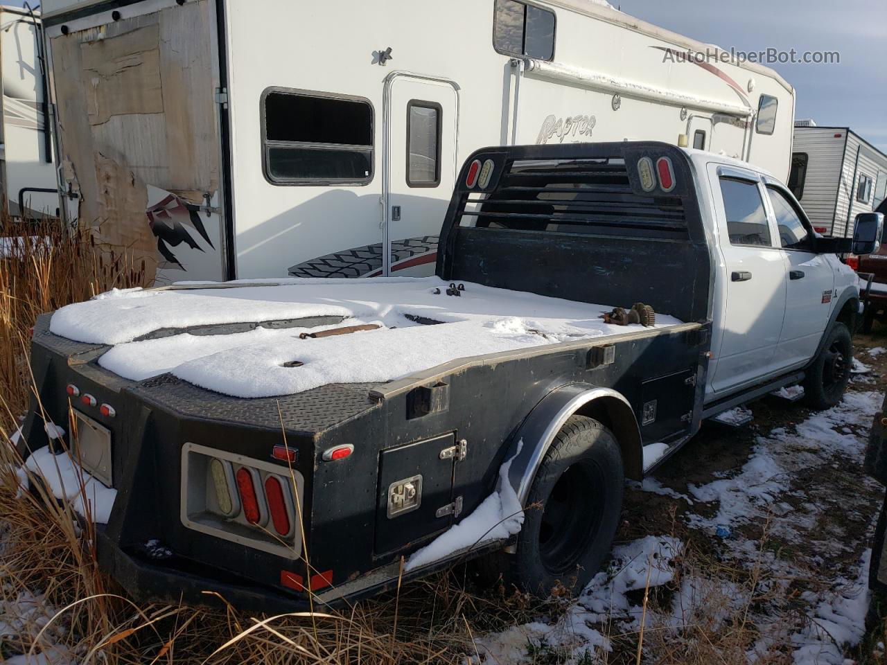 2012 Dodge Ram 3500 St White vin: 3C7WDTCLXCG123488