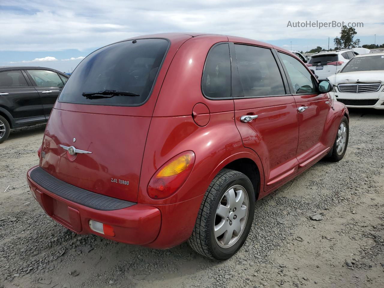 2004 Chrysler Pt Cruiser Touring Red vin: 3C8FY58874T218955