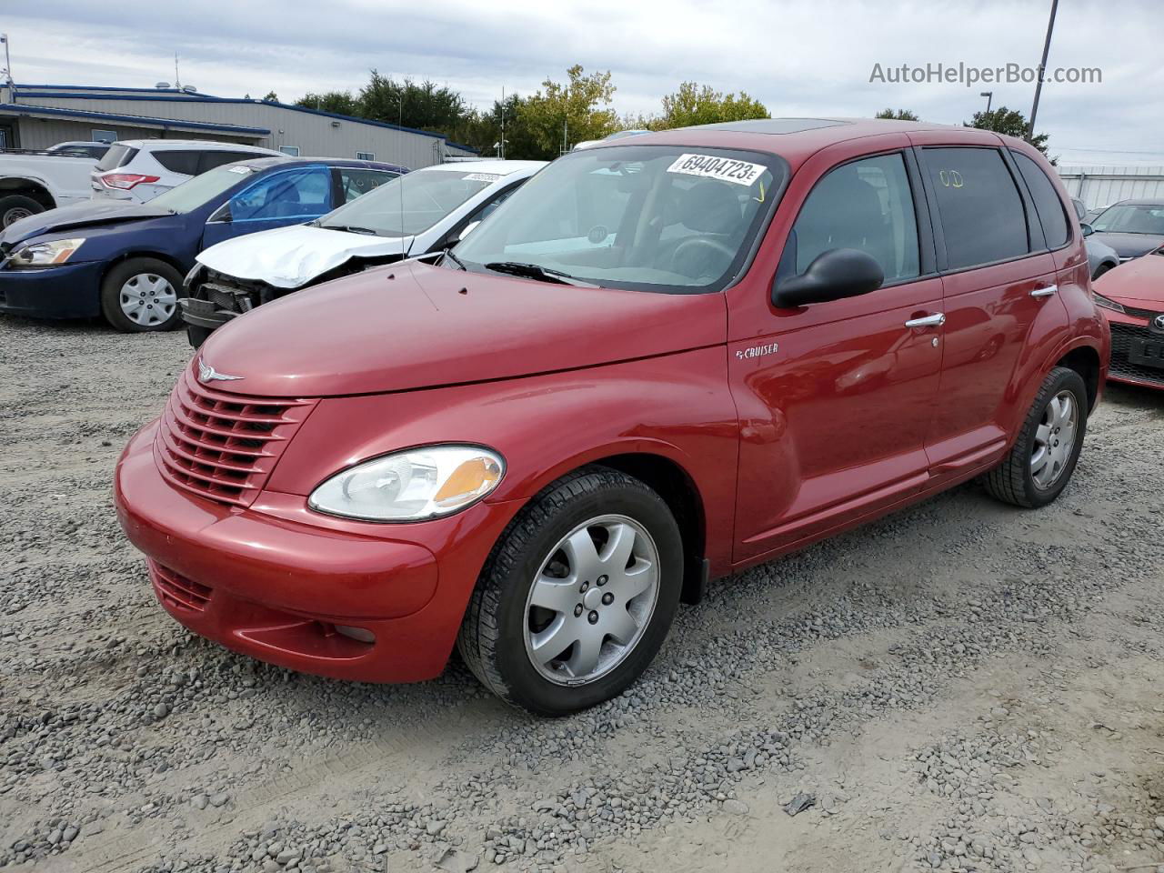 2004 Chrysler Pt Cruiser Touring Red vin: 3C8FY58874T218955