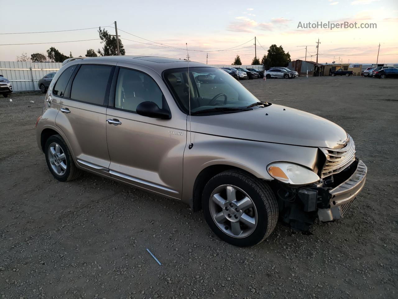 2004 Chrysler Pt Cruiser Limited Бежевый vin: 3C8FY68804T315663