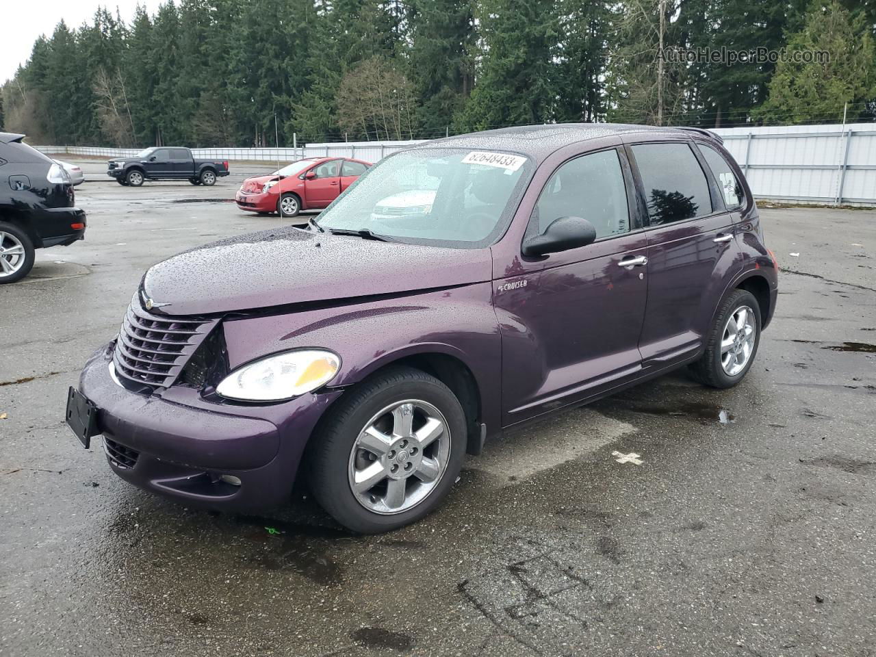 2004 Chrysler Pt Cruiser Limited Фиолетовый vin: 3C8FY68824T265316