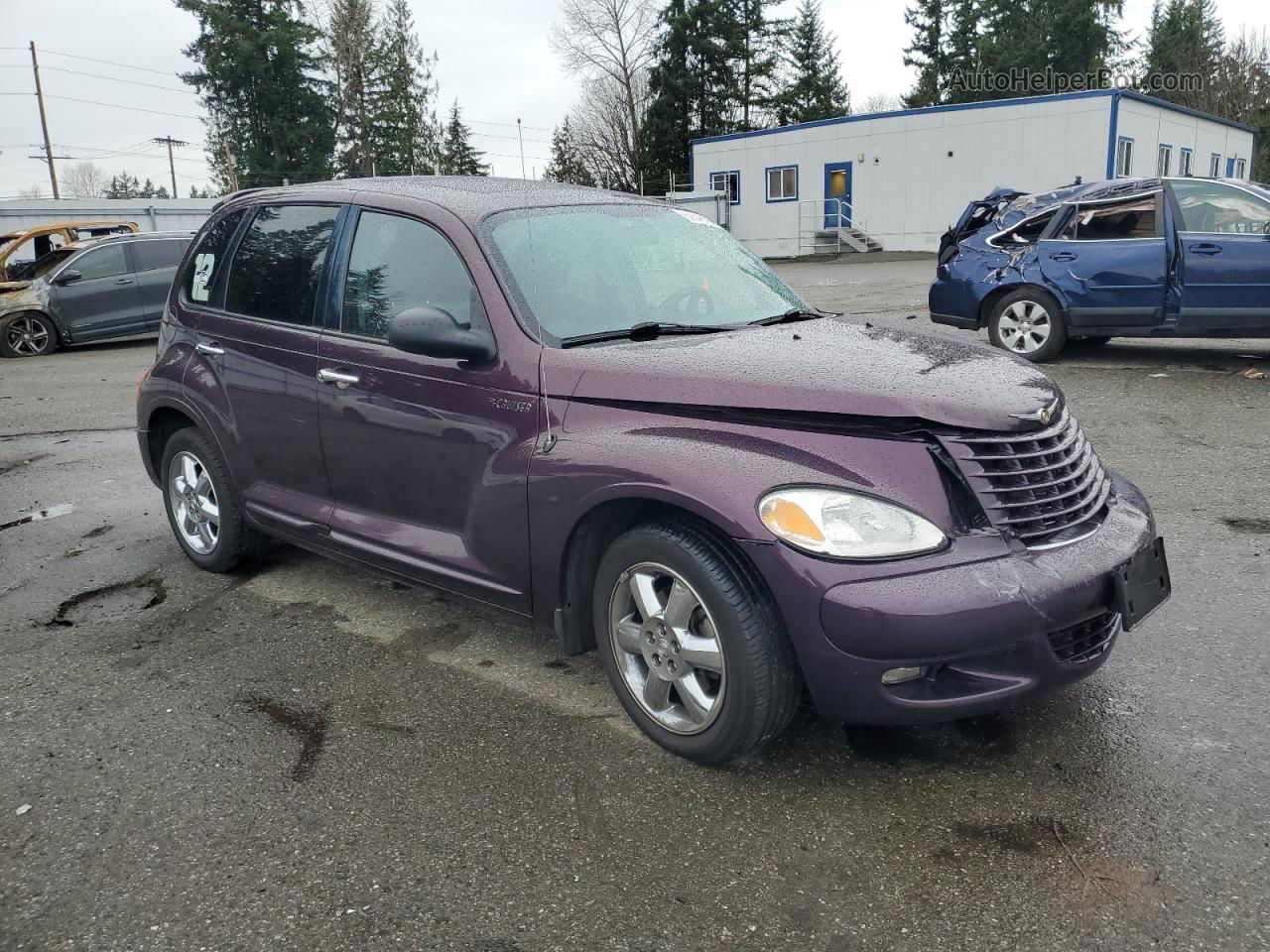 2004 Chrysler Pt Cruiser Limited Purple vin: 3C8FY68824T265316